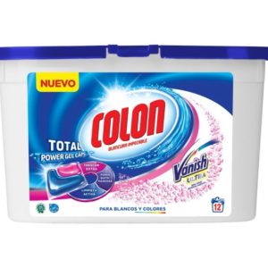 Colon total Detergente en capsulas gel vanish 12 uds