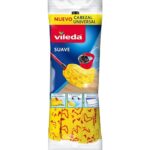 VILEDA FREGONA SUAVE AMARILLA CABEZAL UNIVERSAL RECAMBIO 4