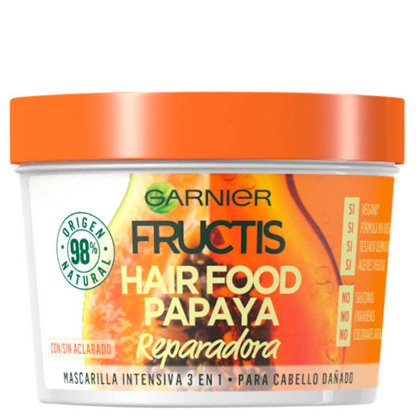 fructis hair food papaya mascarilla