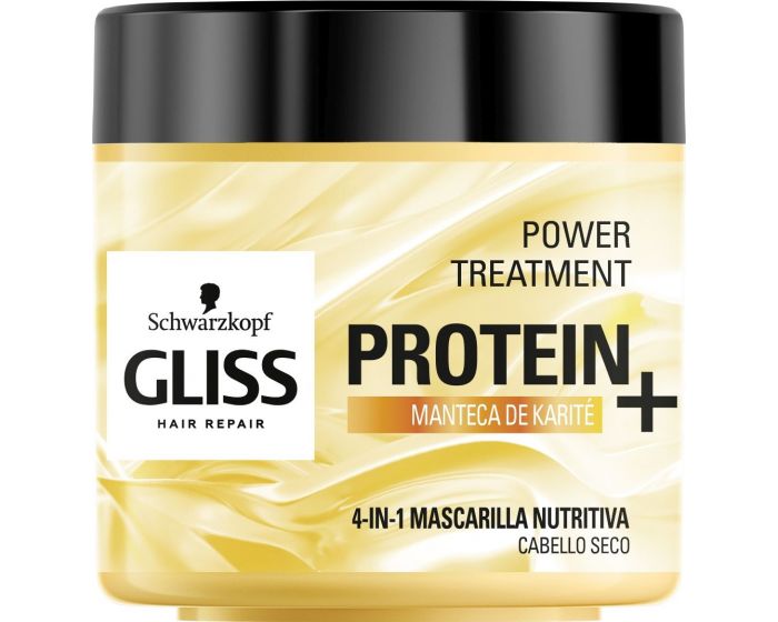 gliss protein mascarilla nutrición cabello seco