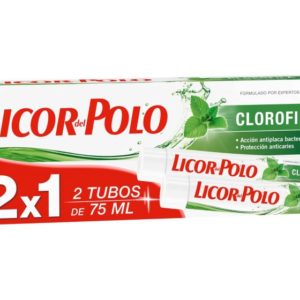 licor del polo dentífrico clorofila