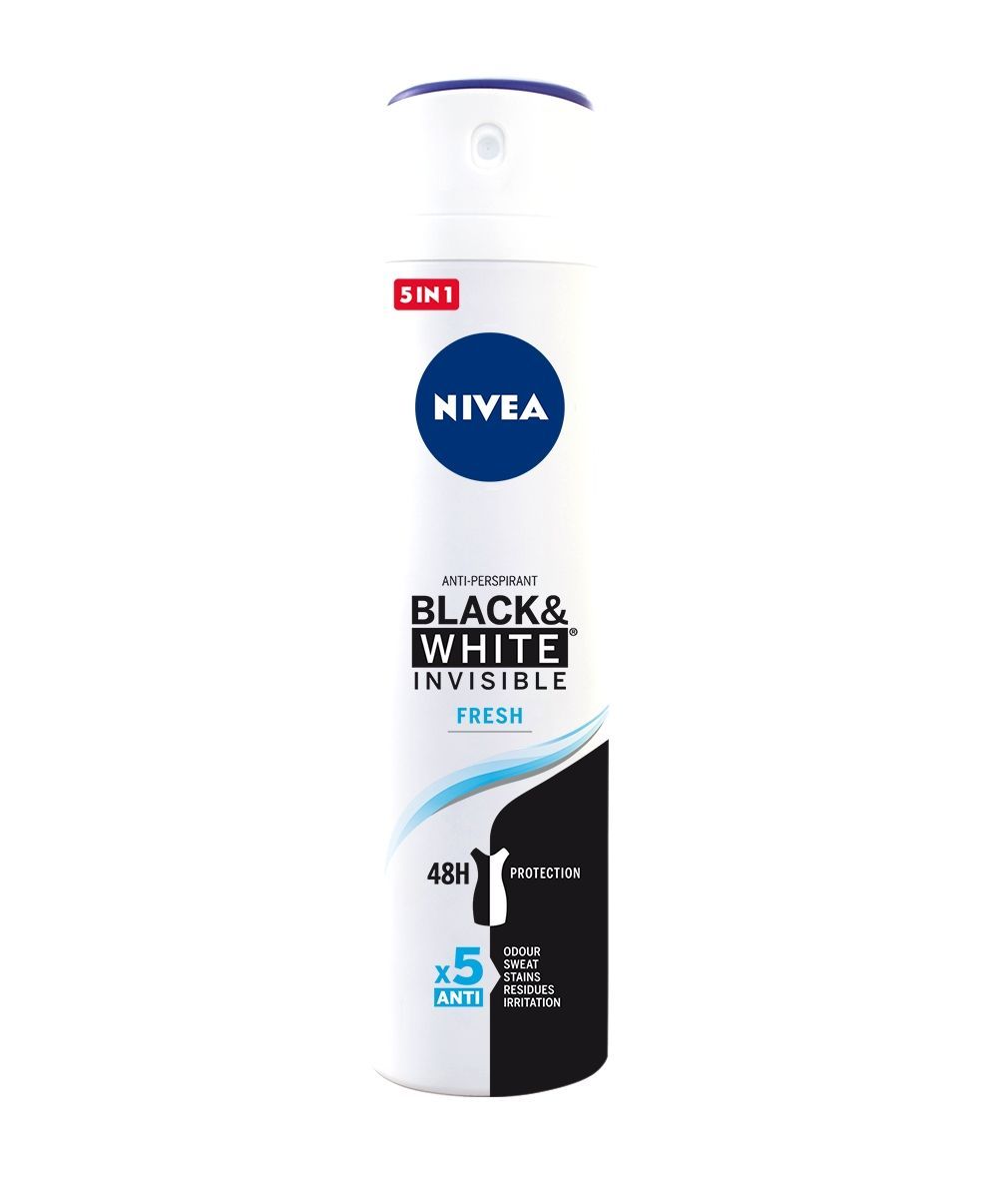 NIVEA BLACK & WHITE FRESH INVISIBLE DEO SPRAY 200 ML