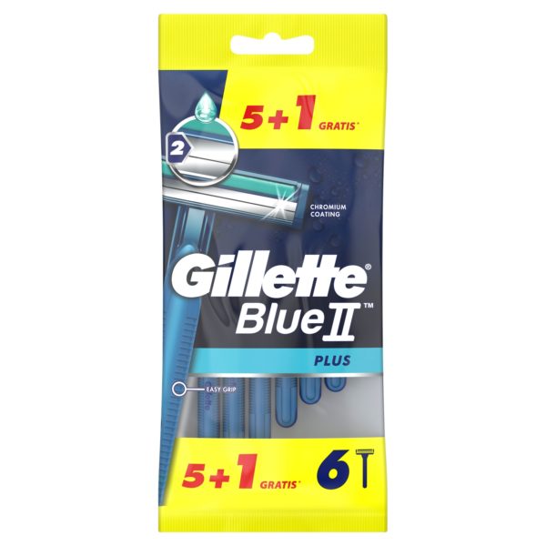 GILLETTE BLUE II PLUS 5+1 UDS
