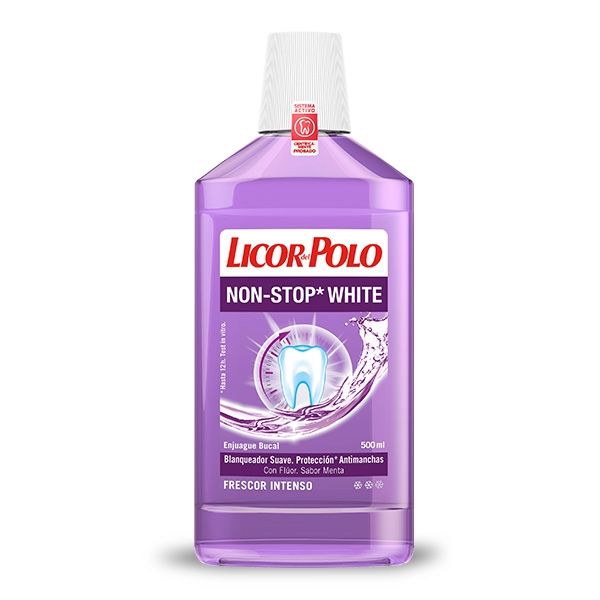 LICOR DEL POLO ENJUAGUE NON-STOP WHITE 1