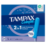 TAMPAX TAMPONES COMPAK LITES 24 UDS 4