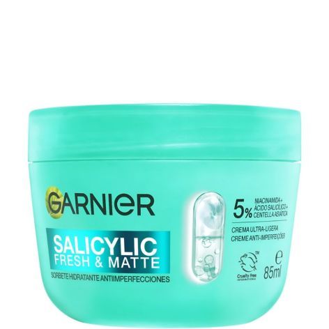 GARNIER SALICYLIC FRESH & MATE SORBETE HIDRATANTE ANTIIMPERFECCIONES 85ML 1
